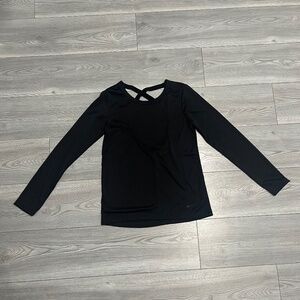 Nike Dri-Fit Criss Cross Women’s Open Back Long Sleeve Shirt XS